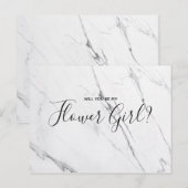 Fille de fleurs de mariage | Carte postale de scri (Devant / Derrière)