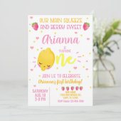 Fille de fraise citron 1er invitation de premier a (Debout devant)