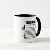 Fille de Galates Tasse Café Deux Tons 330ml (Devant droit)