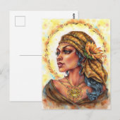 Fille De La Carte Postale Sun Enchantress Golden (Devant / Derrière)