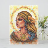 Fille De La Carte Sun Art Enchantress Or (Debout devant)