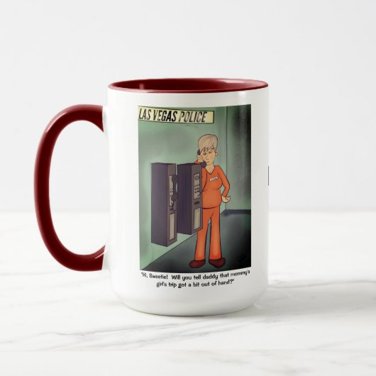 Fille de la nuit Fête des Mères Grand Combo Mug (Gauche)