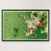 Fille de la Saint-Patrick Grand Puzzle (Horizontal)