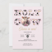 Fille de la Vache Saint Invitation d'anniversaire (Devant)