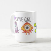 Fille de l'espace : Tasse étrangère (Devant gauche)