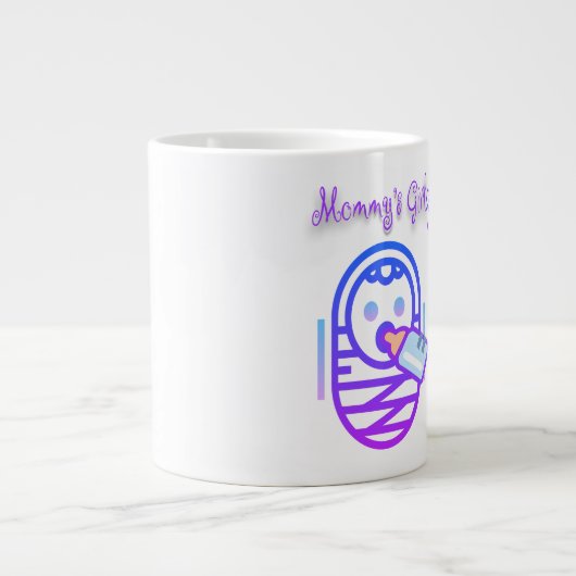 Fille de maman - Jumbo Mug (Devant)