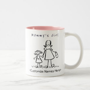 Fille de maman - Mère & Fille Mug personnalisé