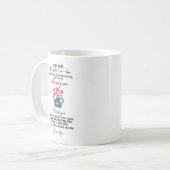Fille De Merci Personnalisée Dans La Mug De Café D (Devant gauche)