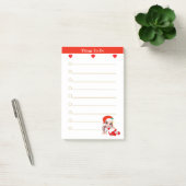Fille de Noël Carnet Choses À Faire Post-it Notes (Bureau)