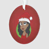 fille de Noël dessin animé (devant)