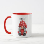 Fille de Noël Gnome Mug (Gauche)