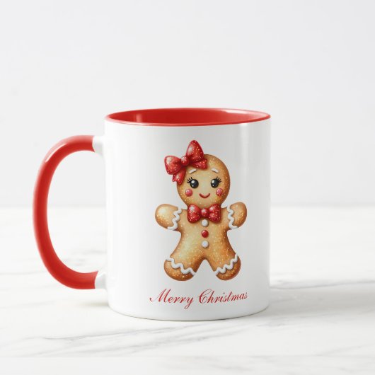 Fille de pain d'épices Mug (Gauche)