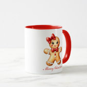 Fille de pain d'épices Mug (Devant droit)