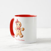 Fille de pain d'épices Mug (Devant gauche)
