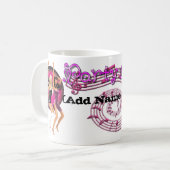 Fille de partie personnalisée - tasse (Devant gauche)
