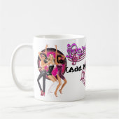 Fille de partie personnalisée - tasse (Gauche)