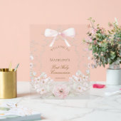 Fille de première communion bienvenue (Mariage)