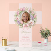 Fille de première communion Photo & Couronne flora (Mariage)