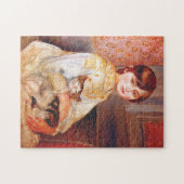 Fille de Renoir avec le puzzle de chat (Horizontal)