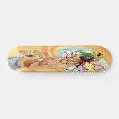 Fille de skateboard Hip Hop (Horz)