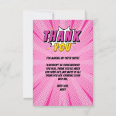 Fille de super-héros de bande dessinée Merci pour (Devant)