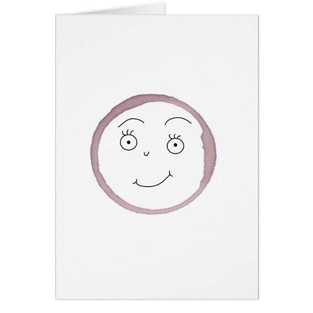 Fille de tache d'anneau de vin (Devant)