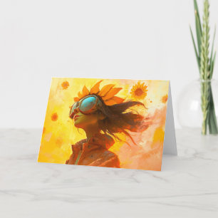 Fille de tournesol