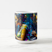 Fille de travail - Tasse de café (Centre)