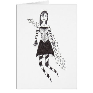 fille déplaisante de coeur