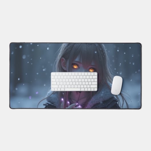 Fille d'hiver neigeuse (Clavier et souris)