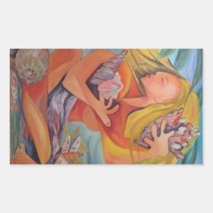 Fille d'île - autocollants