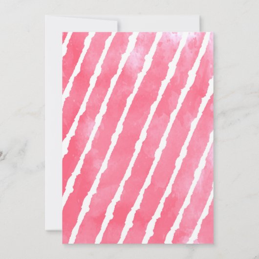 Fille Dinosaur T-rex Invitations de fête d'anniver (Dos)