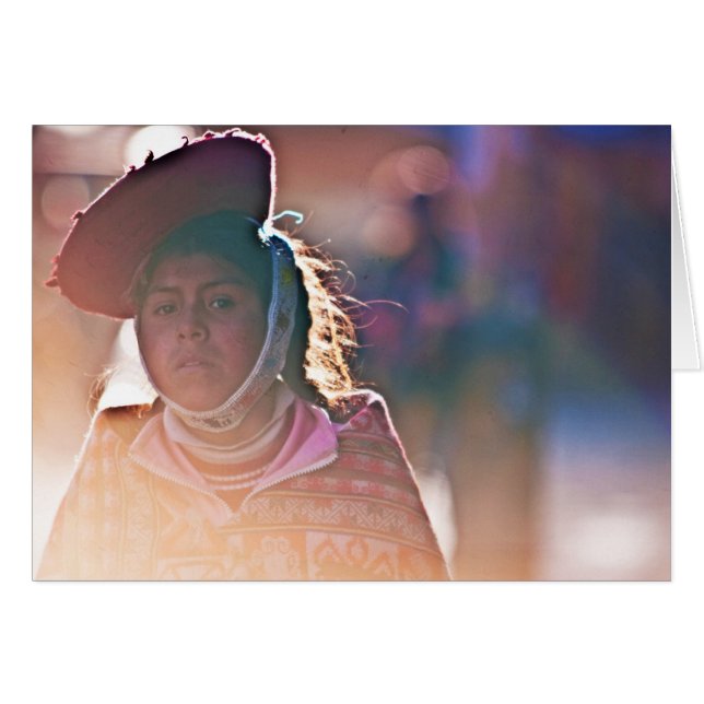 Fille d'Ollantaytambo (Devant Horizontal)