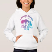 Fille Drôle D'Hiver Cheval Sweat À Capuche (Devant)