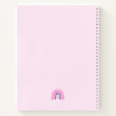 Fille du cahier de croquis Arc-en-ciel rose (Dos)
