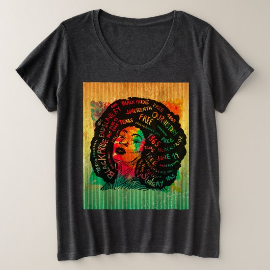 Fille du Mois de l'histoire des Noirs (Design devant)