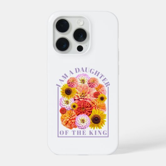 Fille du Roi Affirmation Florale de Foi (Verso)