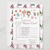 Fille Elf | Carte de rapport pour enfants (Devant)