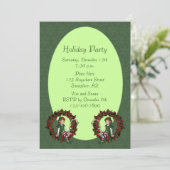 Fille Elfe sur la couronne Noël Invitation (Debout devant)