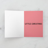 FILLE EMO GOTHIQUE, CARTES DE NOËL DÉJANTÉES (Intérieur)