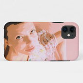 Fille en coque rose (Dos (Horizontal))