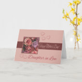 Fille en droit Bonne carte de rose de la fête des (Fleur jaune)