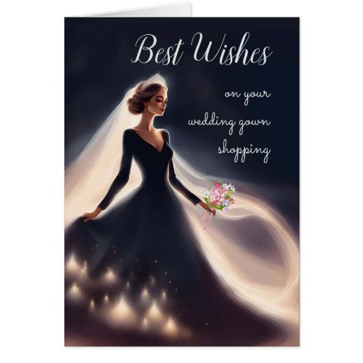 Fille en droit Bonne chance Gown Shopping (Devant)