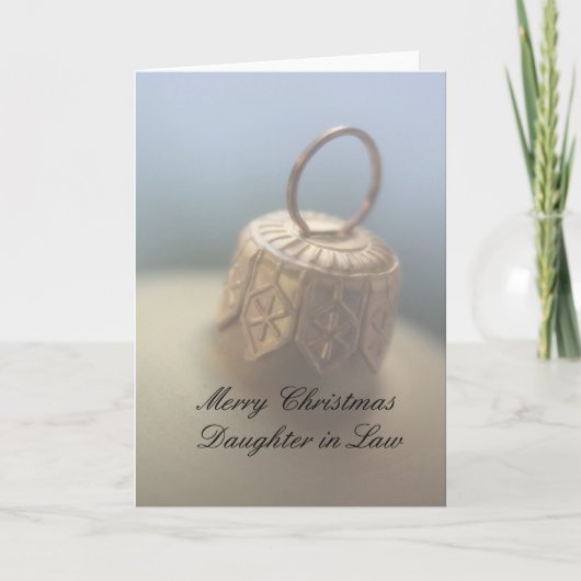 Fille en droit Joyeuse carte de Noël (Devant)