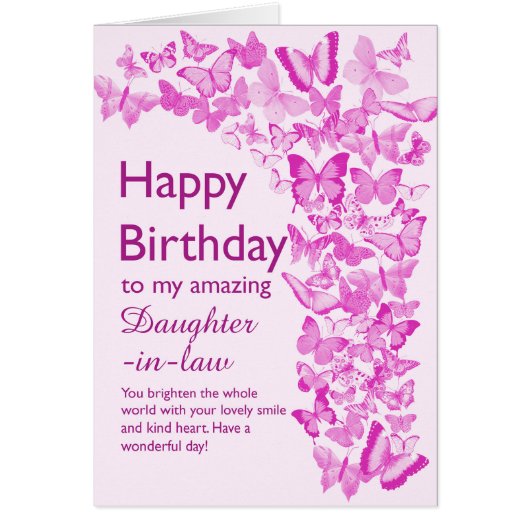 Fille en droit Papillons d'anniversaire (Devant)