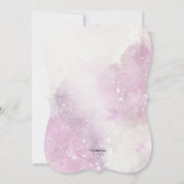 Fille en robe blanche Quinceañera Invitation (Dos)