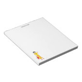 Fille en robe jaune Bloc-notes (Incliné)