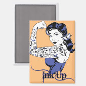 fille encre aimant (Recto/Verso)