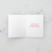 Fille Enfants chiffon poupée anniversaire carte de (Intérieur)