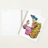 Fille enjouée avec crayon (Devant avec enveloppe)